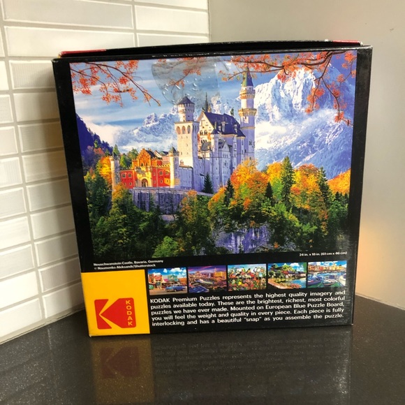 Kodak German Castle 550 piece Puzzle - 1 piece missing - Picture 2 of 10